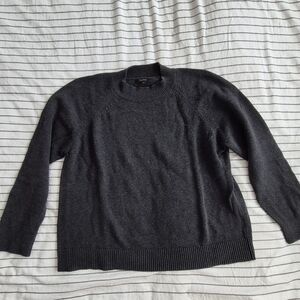 Quince Women's Black Crewneck Sweater